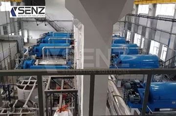 LW760 2-Phase Centrifuge Used In Russian Sewage Treatment Plants